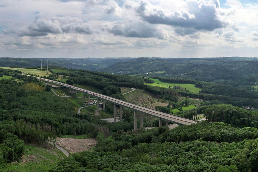 Talbr&uuml;cke Brunsbecke von oben